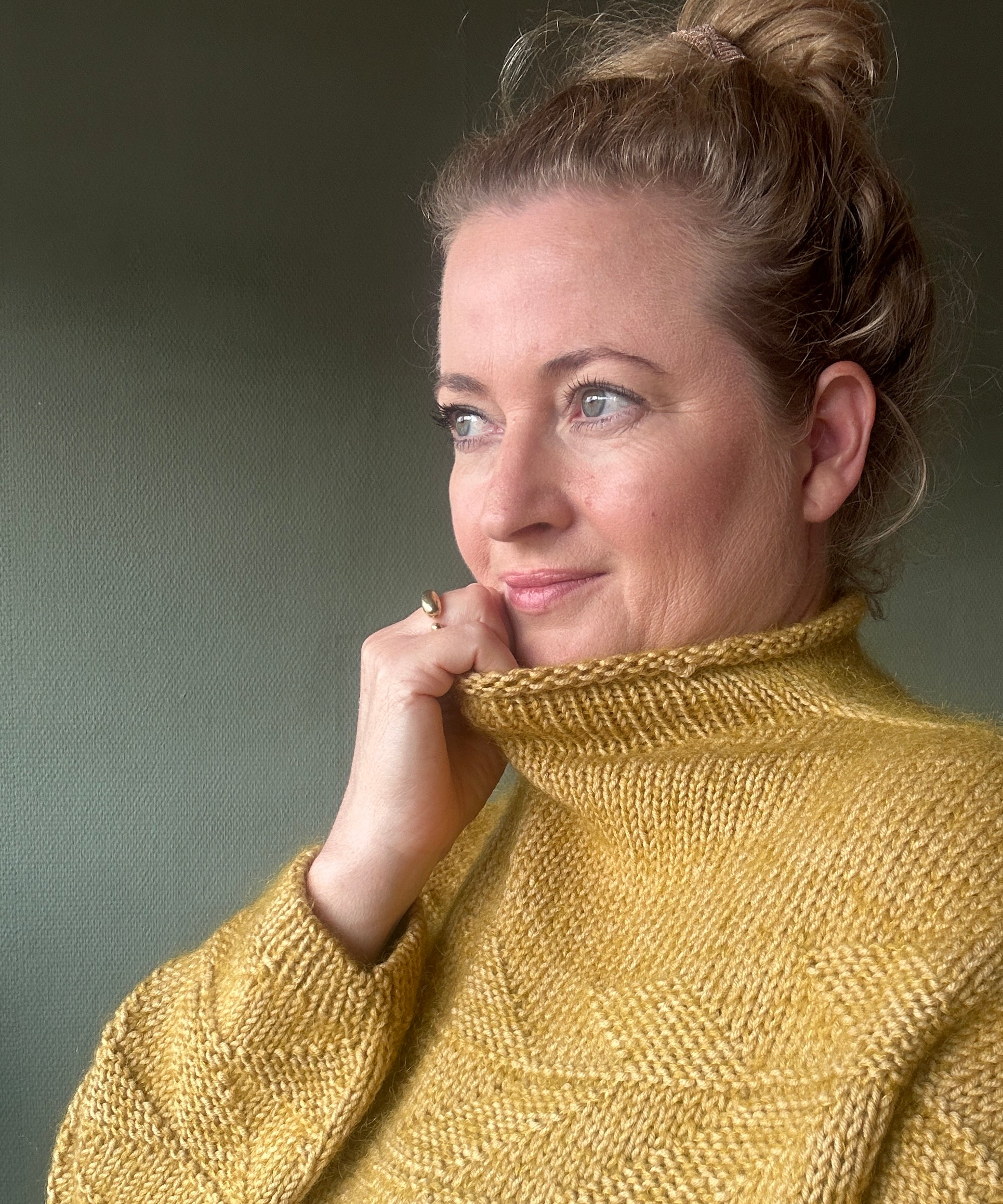 Trapetz Sweater strikket af Knit and relax CPH