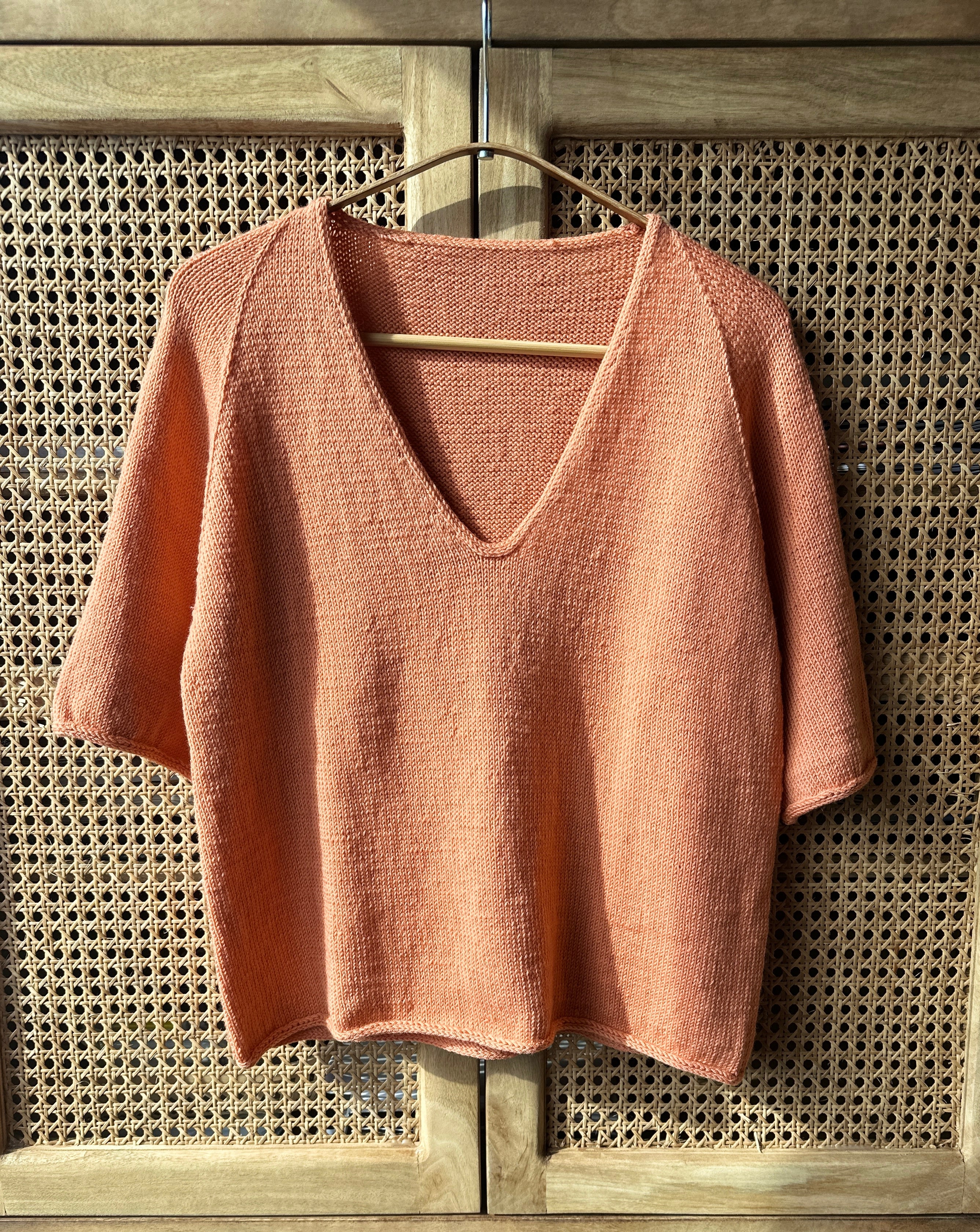 Håndstrikket Kumulus Tee - Petite Knit