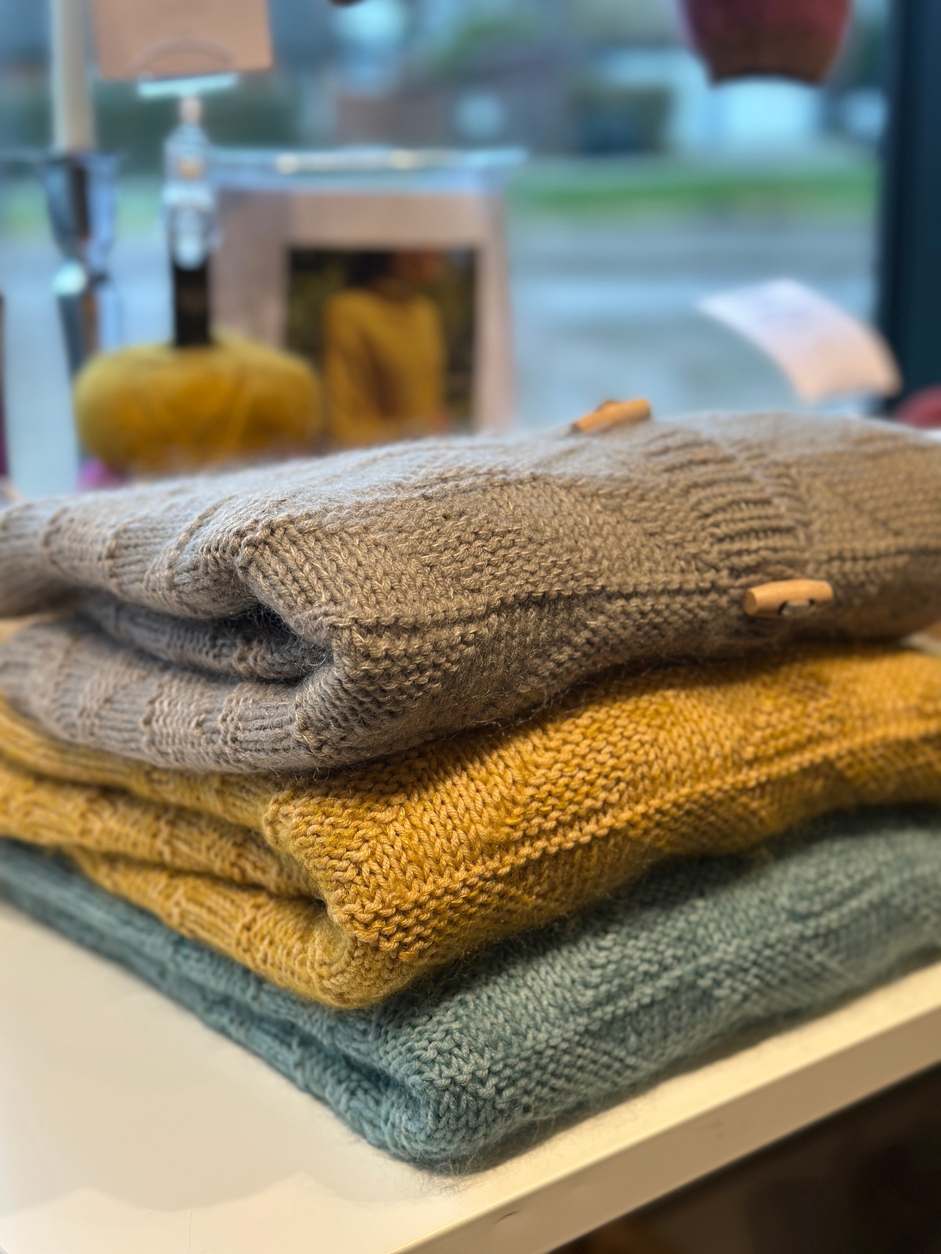 Bunke af strik Trapetz Design fra Knit and relax CPH