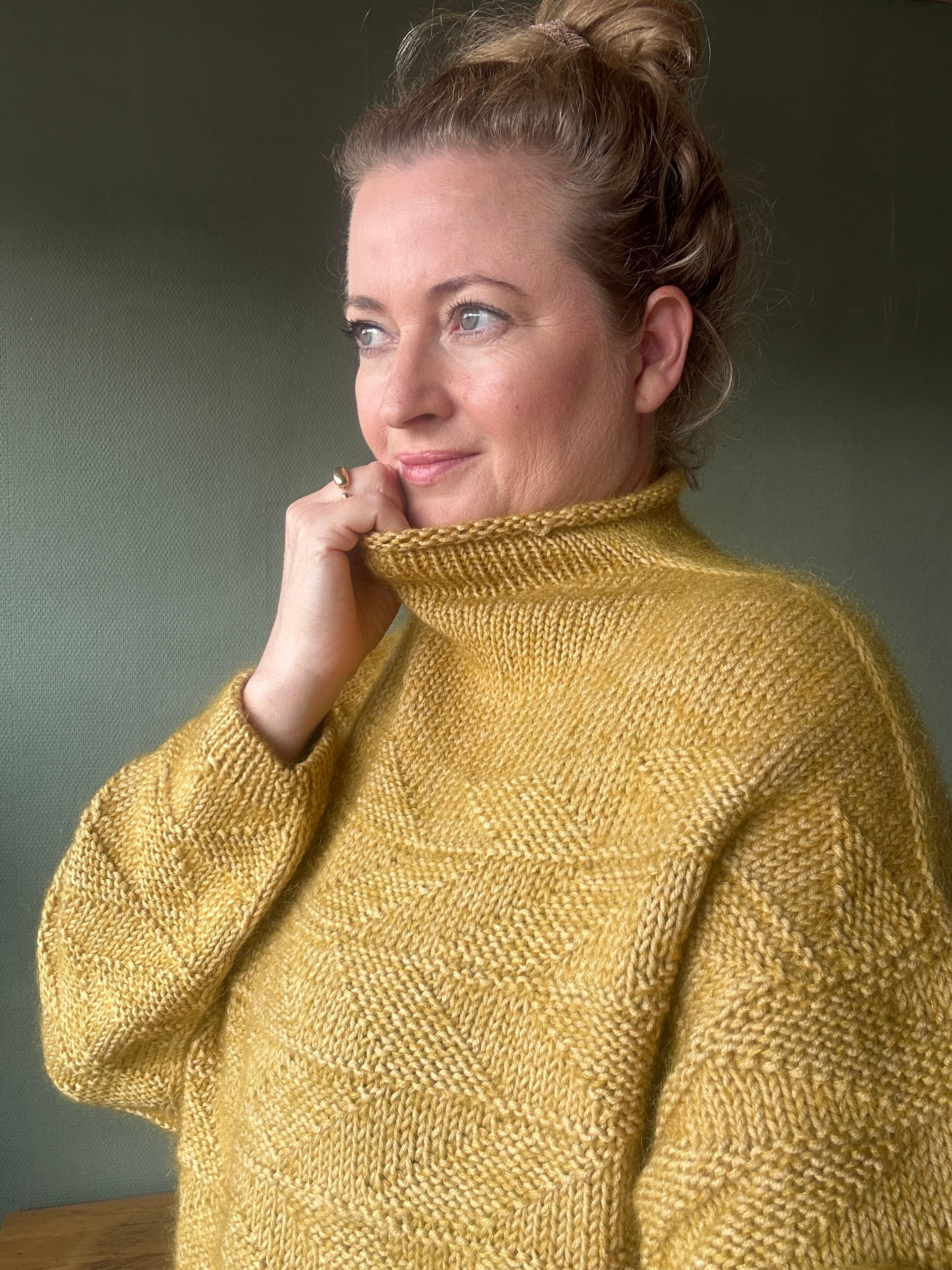 Trapetz Sweater strikket af Knit and relax CPH